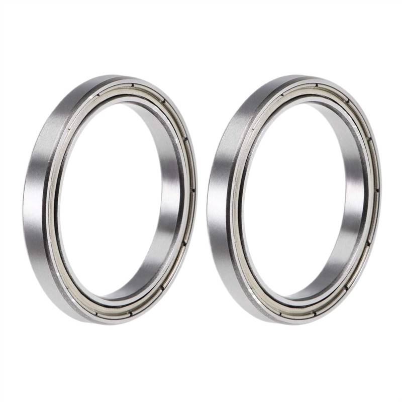 2 stücke 6700 6800 6900 6902 608 6701 6702 6703 6704 6705 6706 6707 6708 6709 6710-2RS ZZ Ultra Dünne Wand Gummi(Zz,2PCS_6701 12X18X4MM) von BGZHTMG