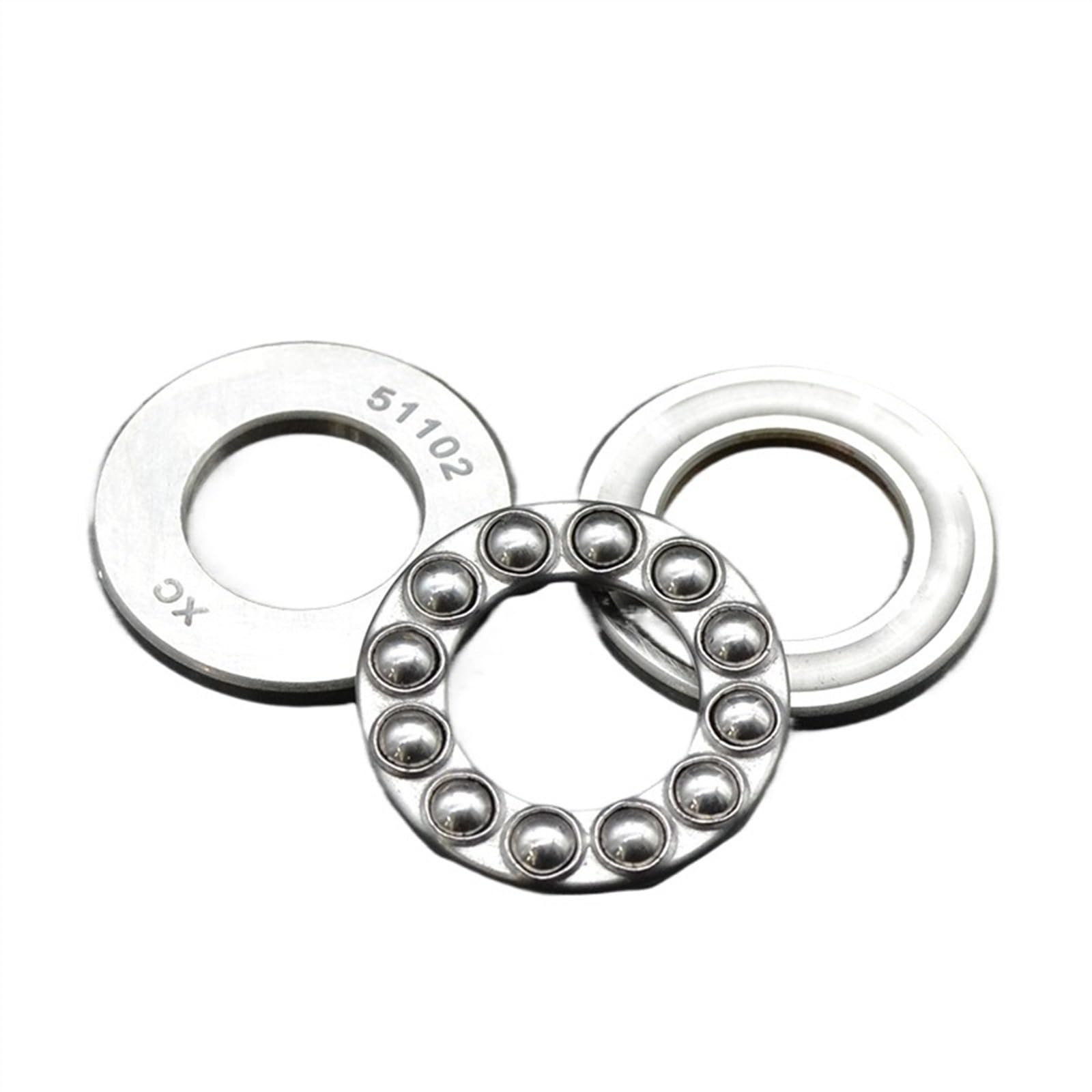 2 stücke plane axiallager 51100 51101 51102 51103 51104 51105 Flache axial-kugellager(2pcs 51101) von BGZHTMG
