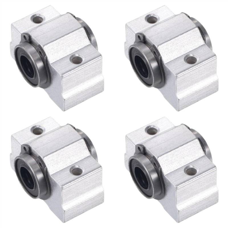4 stücke SC10VUU SC10V SCV10UU SCV8 SCV16 SCV12 Linear Lager Kissen Block for 10mm Linear Gleitlager(SCV10UU) von BGZHTMG
