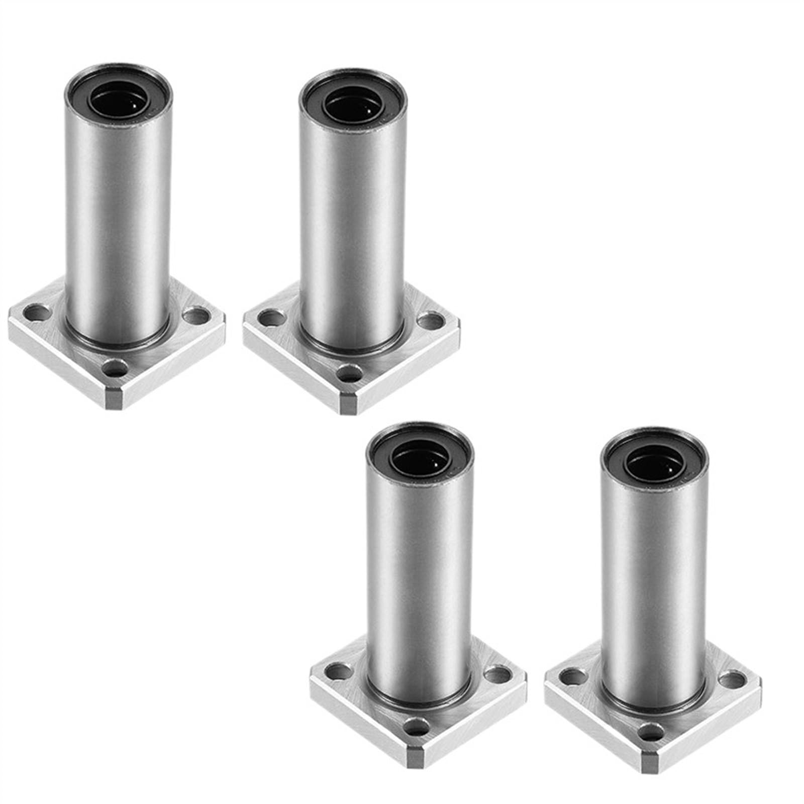 4PCS LMK8LUU LMK10LUU LMK12LUU lange typ Rechteckigen Flansch Linear Lager Linear(LMK10LUU-4pcs) von BGZHTMG