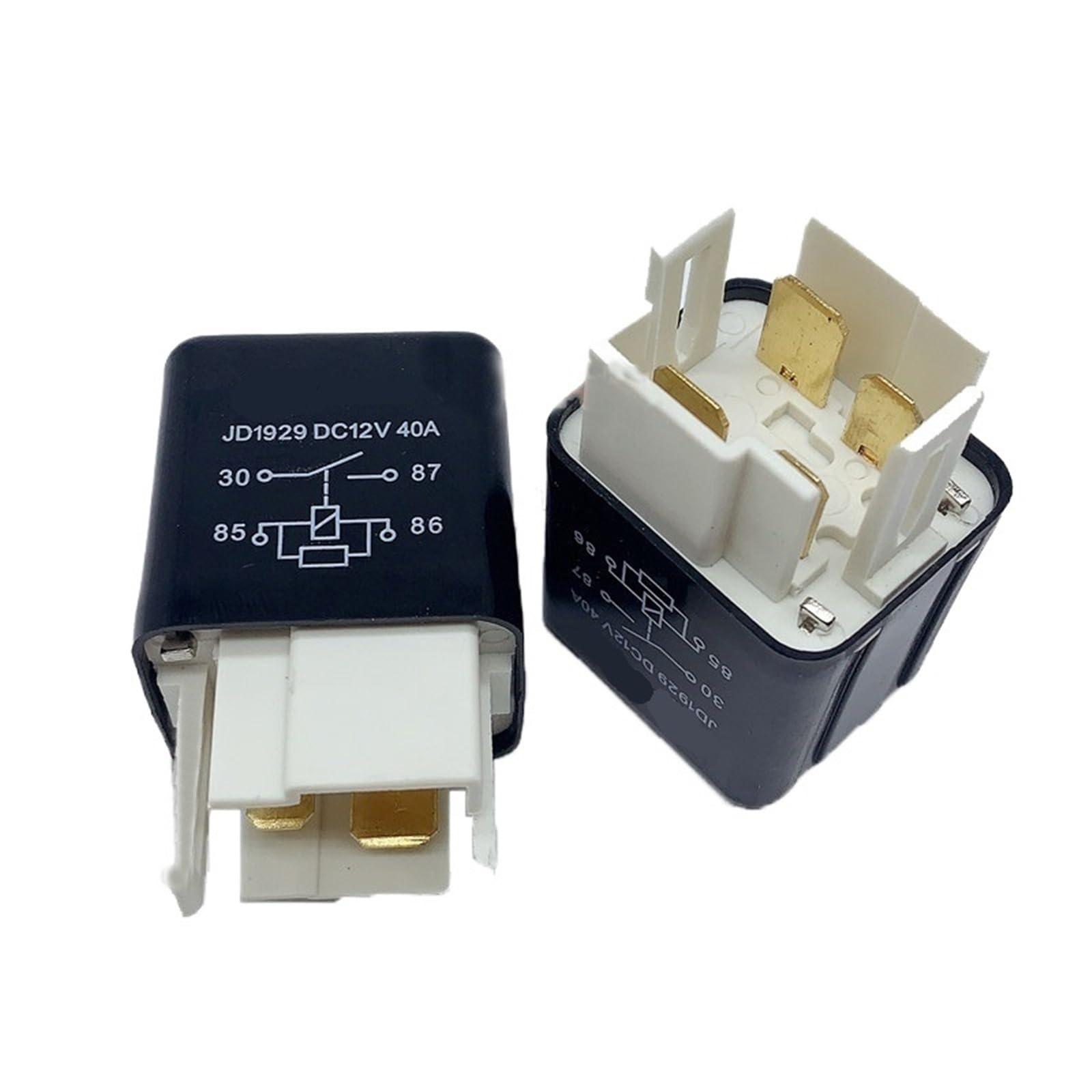 5/10PCS JD1929 12V Relais Ölpumpe Automobil Kraftstoff Relais DC12V 12VDC 12V 40A 4PIN(10PCS) von BGZHTMG