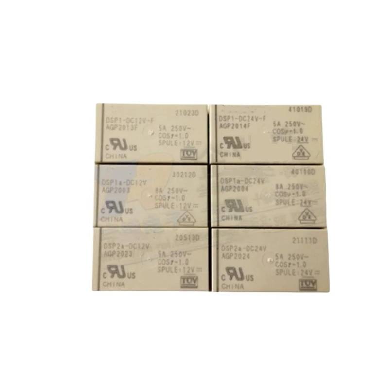 5 STÜCKE DSP1A-DC5V 12 V 24 V 4PIN 8A DSP2A-DC5V 12 V 24 V 6PIN 5A DSP1-DC5V DC12V DC24V-F 6PIN 5A RELAIS(DSP2A-DC12V 6PIN 5A) von BGZHTMG