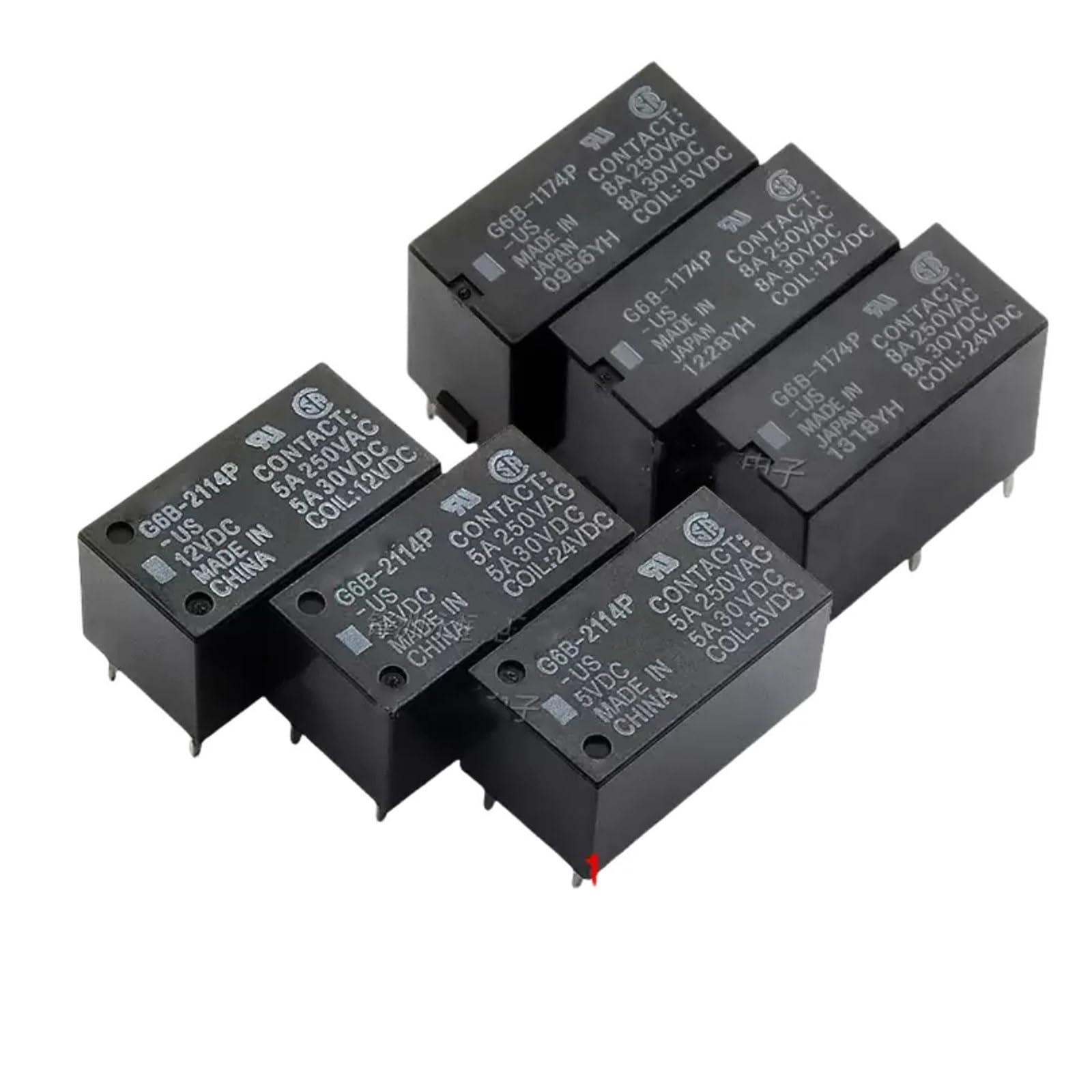 5 STÜCKE G6B-1174P-US 5VDC 12VDC 24VDC 4PIN 8A 250VAC relais G6B-1174P-US-5VDC G6B-1174P-US-12VDC G6B-1174P-US-24V(G6B-1174P-US-5VDC) von BGZHTMG