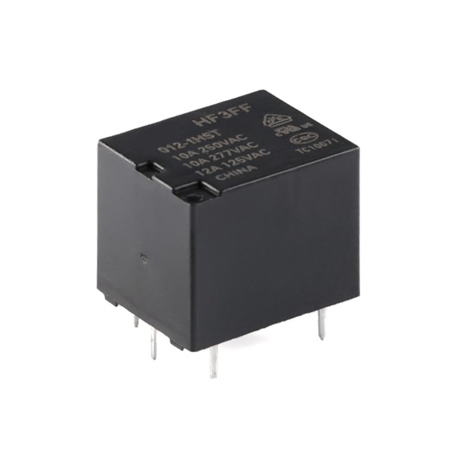 5 Stücke Mini Relais 4Pin 10A 16A HF3FF-005-1HST HF3FF-012-1HST HF3FF-024-1HST DC Relais(12V) von BGZHTMG
