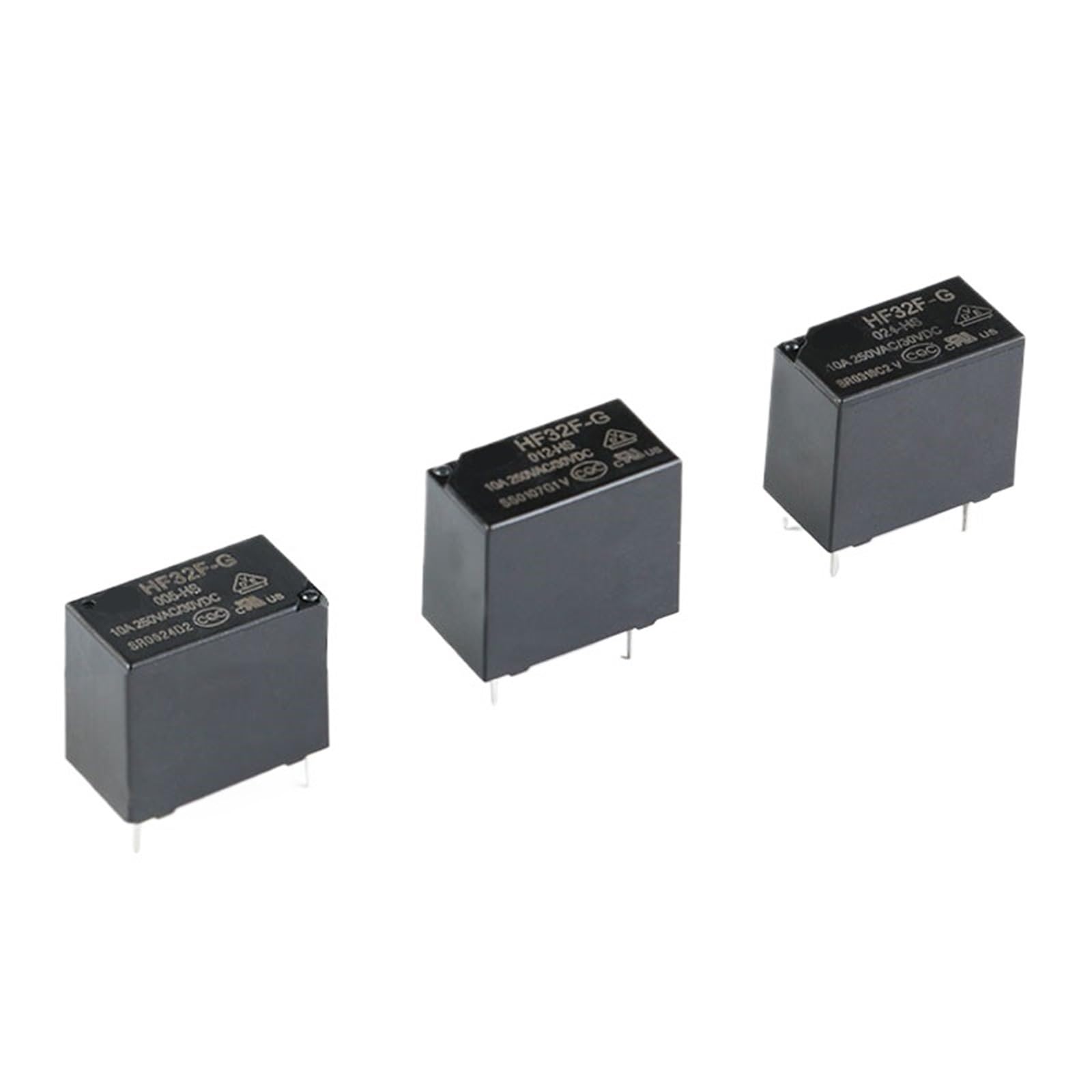 5 Teile/los 5V 12V 24V Power Relais HF32F-G JZC-32F-005-HS JZC-32F-012-HS JZC-32F-024-HS 10A 250VAC 4PIN(12V) von BGZHTMG