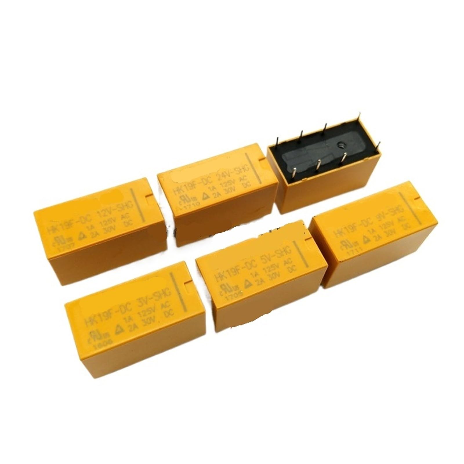 5PCS Relais HK19F-DC3V-SHG HK19F-DC5V-SHG HK19F-DC12V-SHG HK19F-DC12V-SHG HK19F-DC24V-SHG HK19F 3V ​​5V 9V 12V 24V 8PIN(HK19F-DC9V-SHG) von BGZHTMG