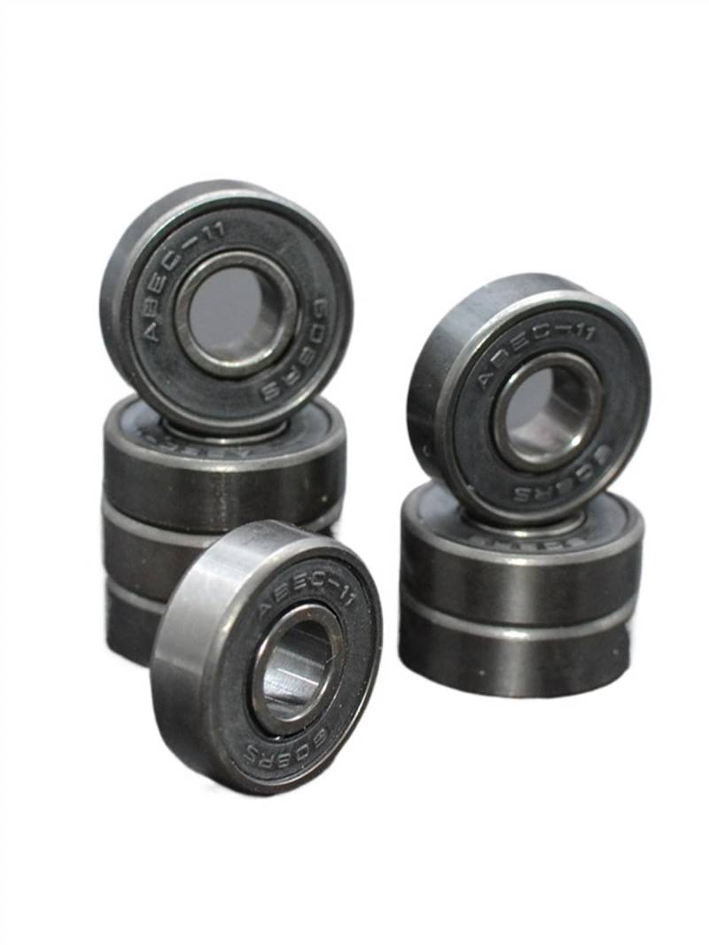 8 stücke 608RS Schwarz high speed Kugellager 8 * 22 * 7 8x22x7mm hybrid keramik kugellager Skateboard Radlager Stahl ABEC-11 von BGZHTMG