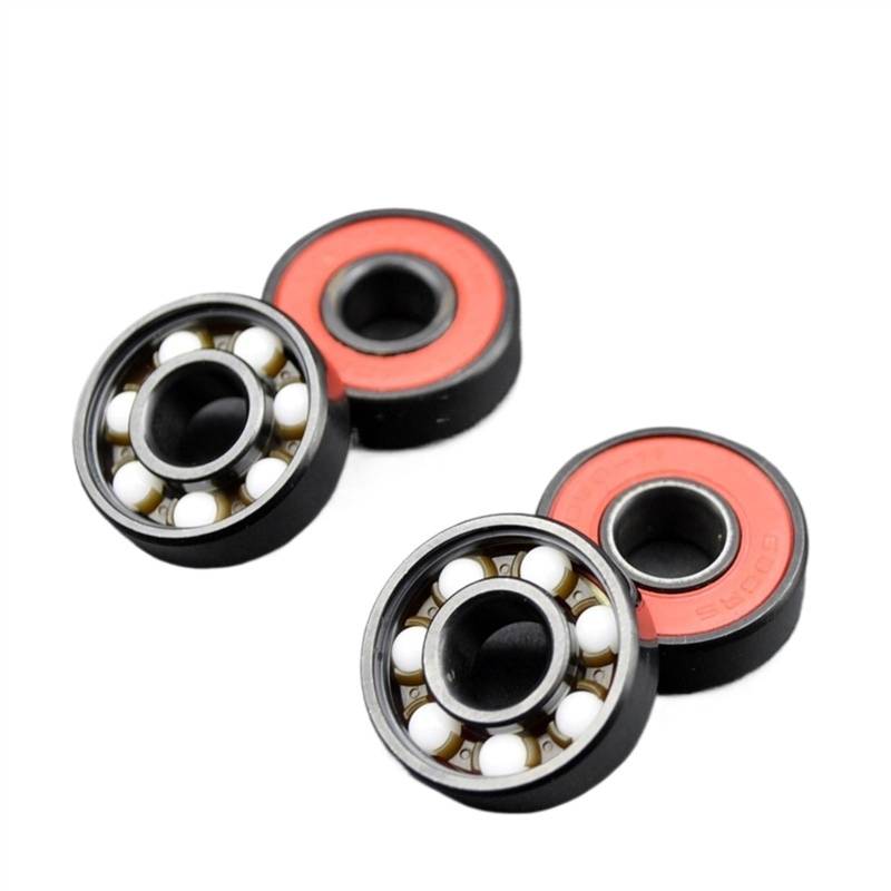 8 stücke 608RS hochgeschwindigkeitskugellager 8 * 22 * 7 8x22x7mm hybrid keramik kugellager Skateboard Radlager Stahl ABEC-11 von BGZHTMG