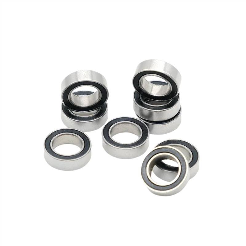 SMR106 2RS Rillenkugellager aus Edelstahl 6 x 10 x 3 mm Gummidichtabdeckung(10Pcs) von BGZHTMG