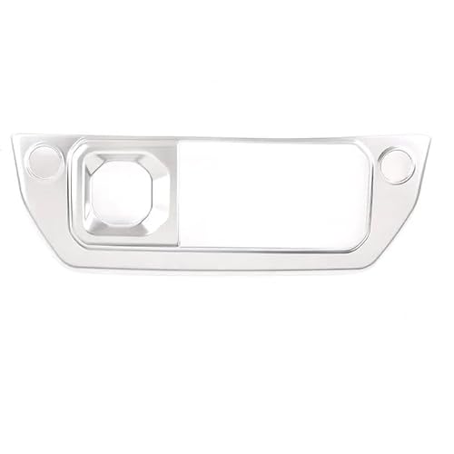 Auto Mittelkonsole Interieur Für Defender 90 Für Defender 110 Für Defender 130 2020-2024 Mittelkonsole Gänge Klimaanlage Modus Rahmenabdeckung Trim Aufkleber Autozubehör Interieur Zubehör(Silver) von BHGMGEBLV