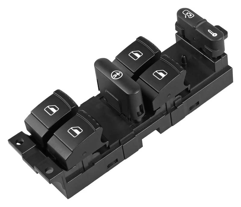 Fensterheberschalter FÜR Skoda FÜR Fabia FÜR Octavia FÜR Superb 1996 1997 1998 1999 2000 2001 2002-2010 Fenster Panel Master Control Schalter Auto Schalter 1J4959857B Schalter Fensterheber(Child Lock) von BHGMGEBLV