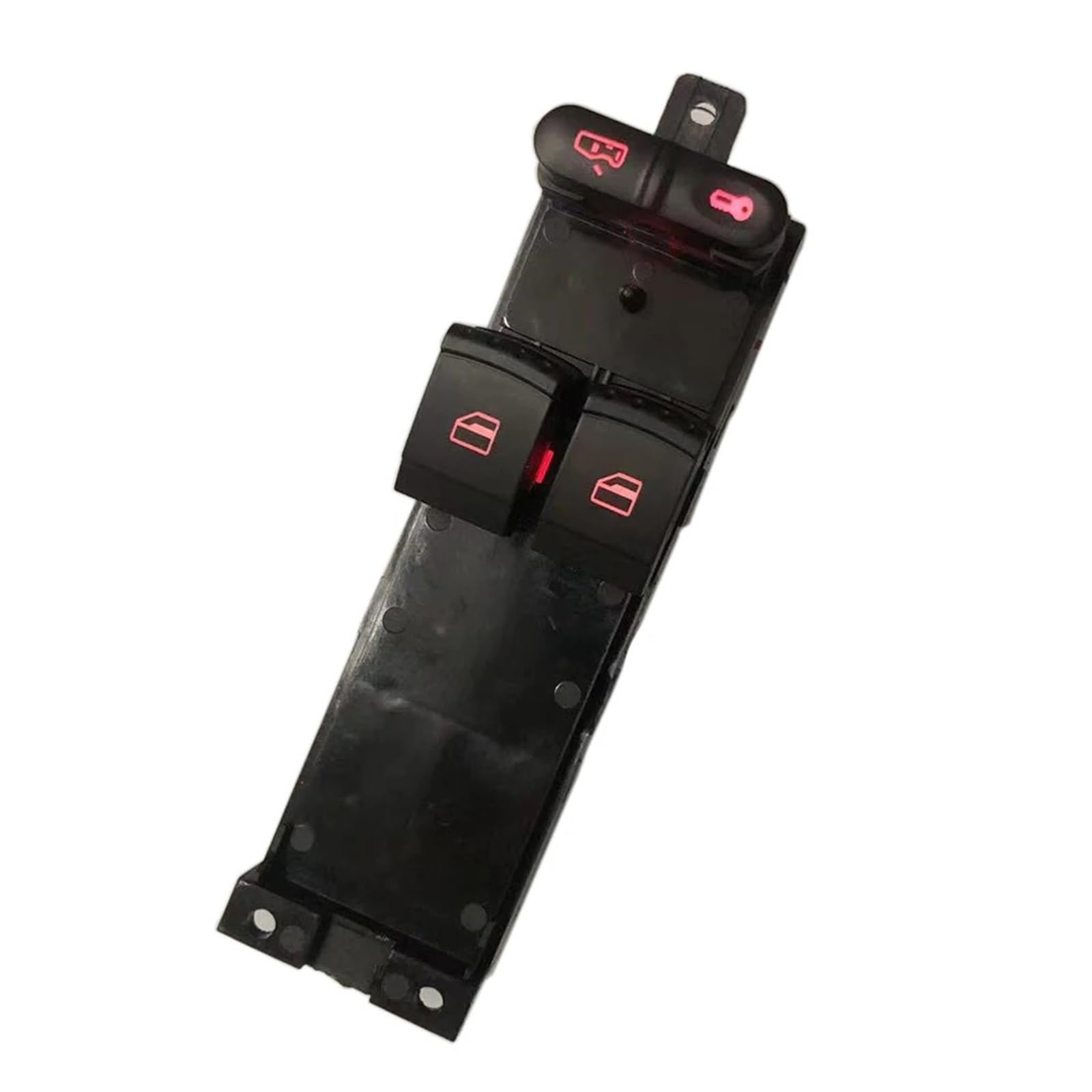 Fensterheberschalter Für VW Für Bora Für Golf Für Jetta MK4 1999 2000 2001 2002 2003 2004 2005 2006 2007 2 Tür Fensterheberschalter 1J3959857A Schalter Fensterheber(Red) von BHGMGEBLV