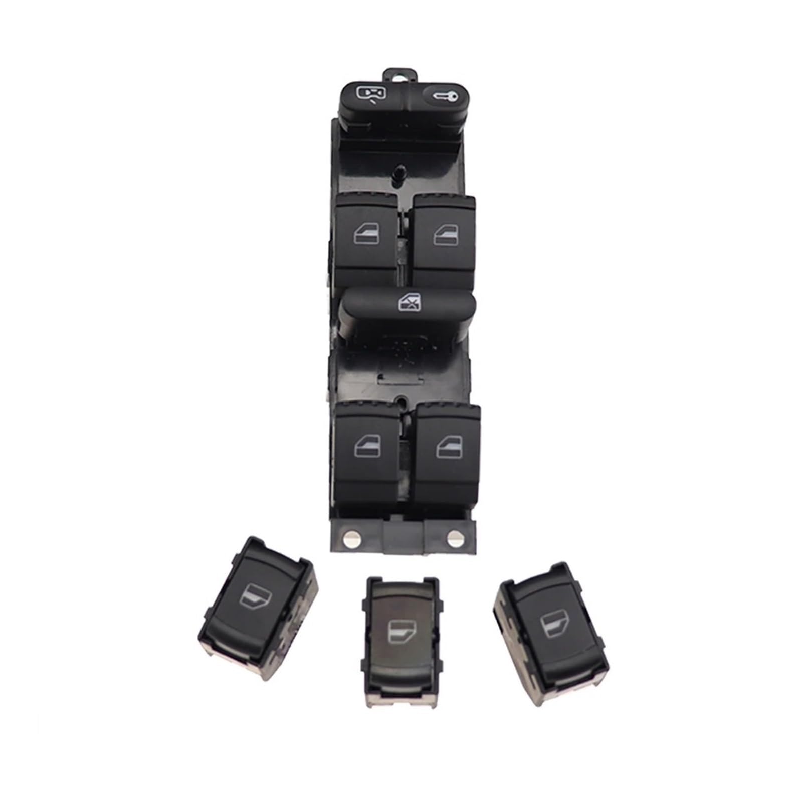 Fensterheberschalter Für VW Für Golf MK4 Für Jetta Für Bora Für Passat B5 2000 2001 2002 2003 2004 1J49598 Fenster Panel Master Control Schalter Schalter Fensterheber(Band3xSingle Control) von BHGMGEBLV