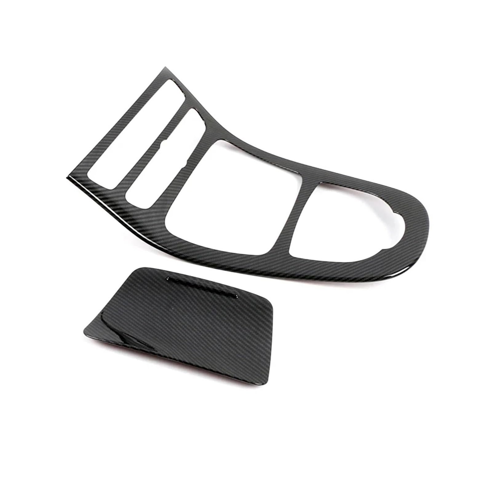 Mittelkonsolen-Abdeckung Für Benz E-Klasse W213 E200 E300 E350 2016 2017 2018 Auto-Mittelkonsole Getränkehalter Getriebe Panel Rahmenabdeckung Zieraufkleber Armaturenbrett-Abdeckung(Carbon) von BHGMGEBLV