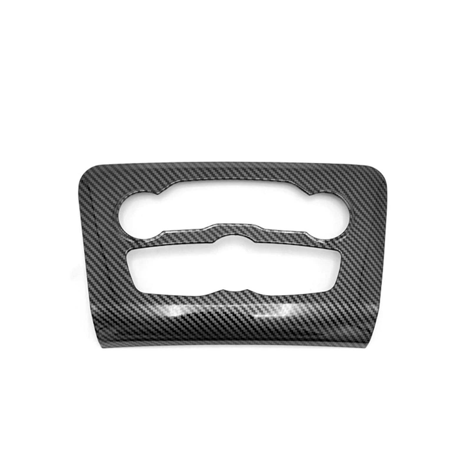 Mittelkonsolen-Abdeckung Für Dodge Für Charger 2016-2021 Auto Zentrale Steuerkonsole Klimaanlage Tirm Panel Cover Aufkleber Kohlefaser Armaturenbrett-Abdeckung(Black Carbon) von BHGMGEBLV