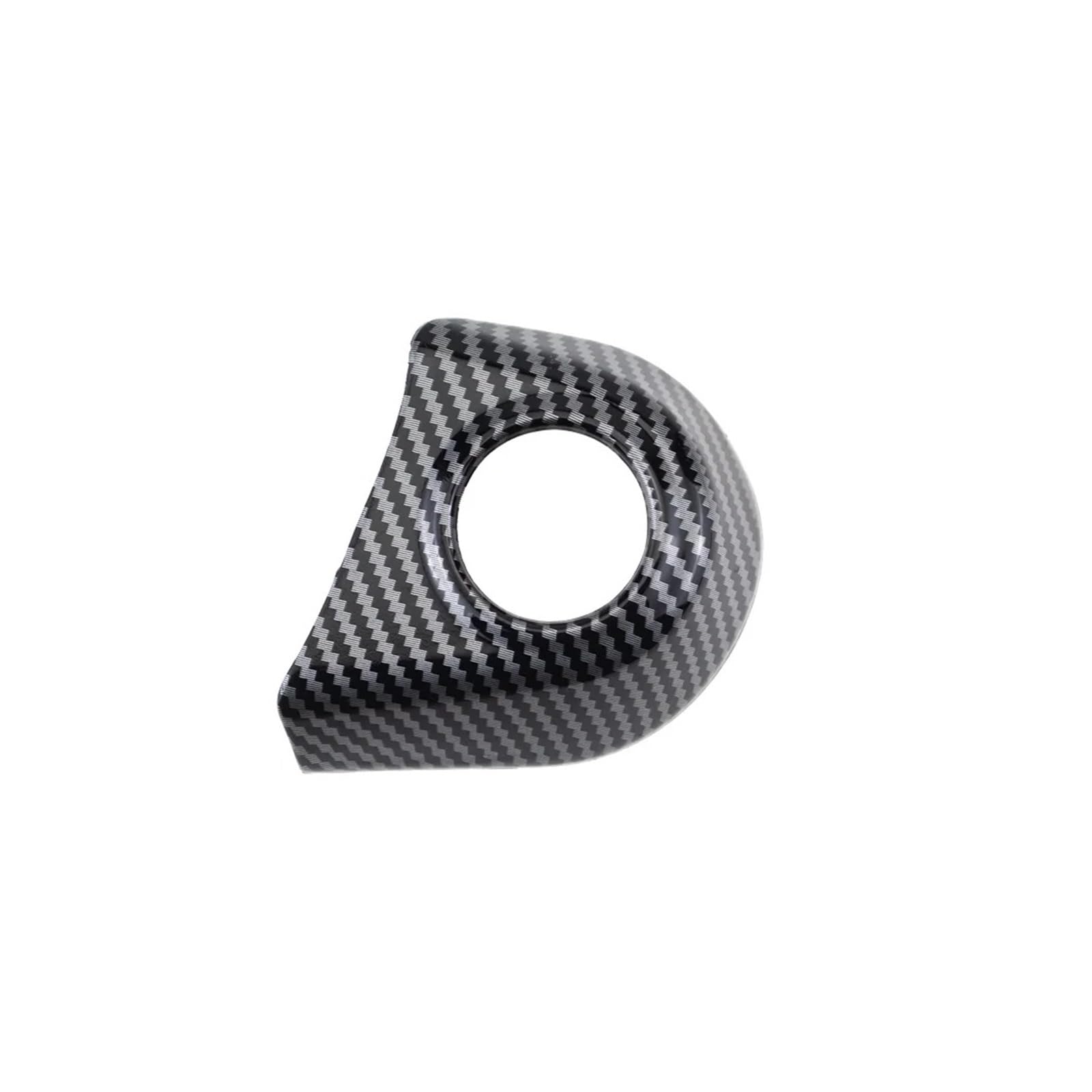 Mittelkonsolen-Abdeckung Für Ford Für Für Everest 2023 1 Stück ABS Carbon Faser Farbe Rot Motor Start Stop Taste Rahmen Trim Abdeckung Armaturenbrett-Abdeckung(Carbon Fiber Color) von BHGMGEBLV
