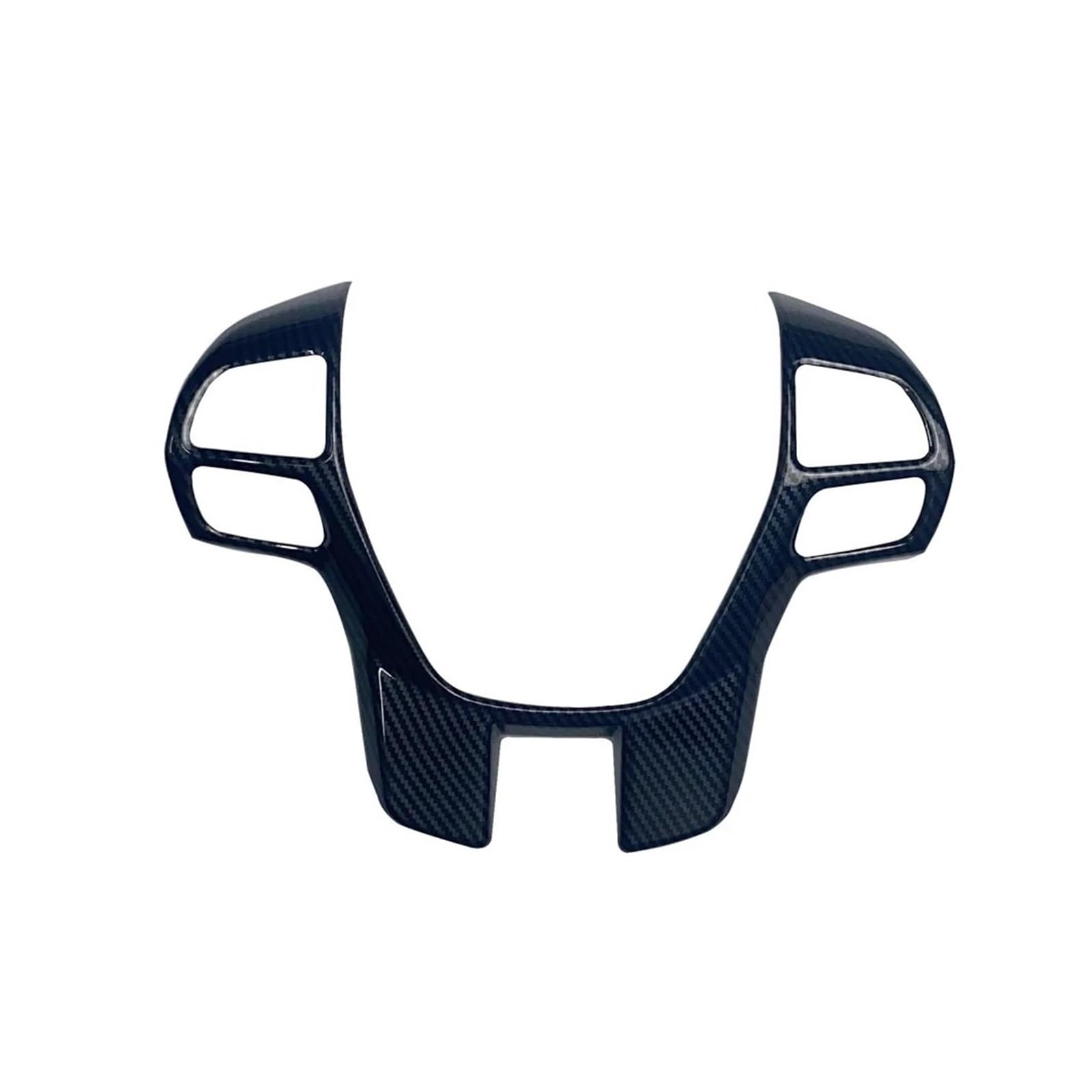 Mittelkonsolen-Abdeckung Für Ford Für Für Everest Für Endeavour 2015-2020 ABS Carbon Fiber Farbe Lenkrad Rahmen Decorator Cover Kit Armaturenbrett-Abdeckung(Outer 1 Piece) von BHGMGEBLV