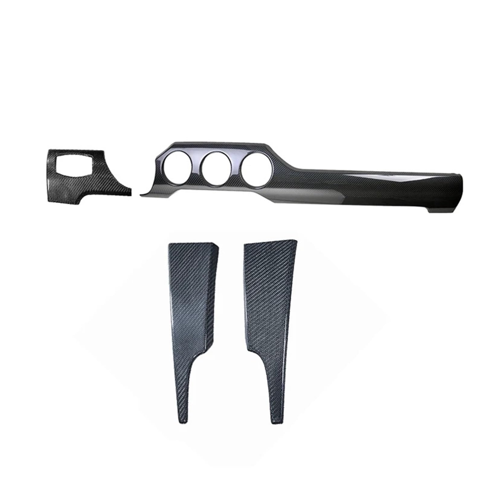 Mittelkonsolen-Abdeckung Für Ford Für Mustang 2015-2017 LHD 4 Stücke Nur Carbon Faser Trockenen Aufkleber Auto Innen Dashboard Panel Abdeckung Trim Armaturenbrett-Abdeckung Mittelkonsolen-Abdeckung Für Ford Für Mustang 2015-2017 LHD 4 Stücke Nur Carbon Faser Trockenen Aufkleber Auto Innen Dashboard Panel Abdeckung Trim Armaturenbrett-Abdeckung von BHGMGEBLV