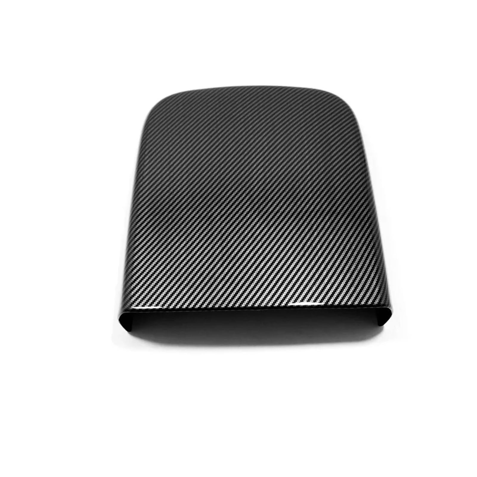 Mittelkonsolen-Abdeckung Für Kia Für Carnival KA4 2021 2022 ABS Car Center Console Armlehne Box Protector Panel Cover Trim Aufkleber Zubehör Armaturenbrett-Abdeckung(ABS Carbon Fiber) von BHGMGEBLV