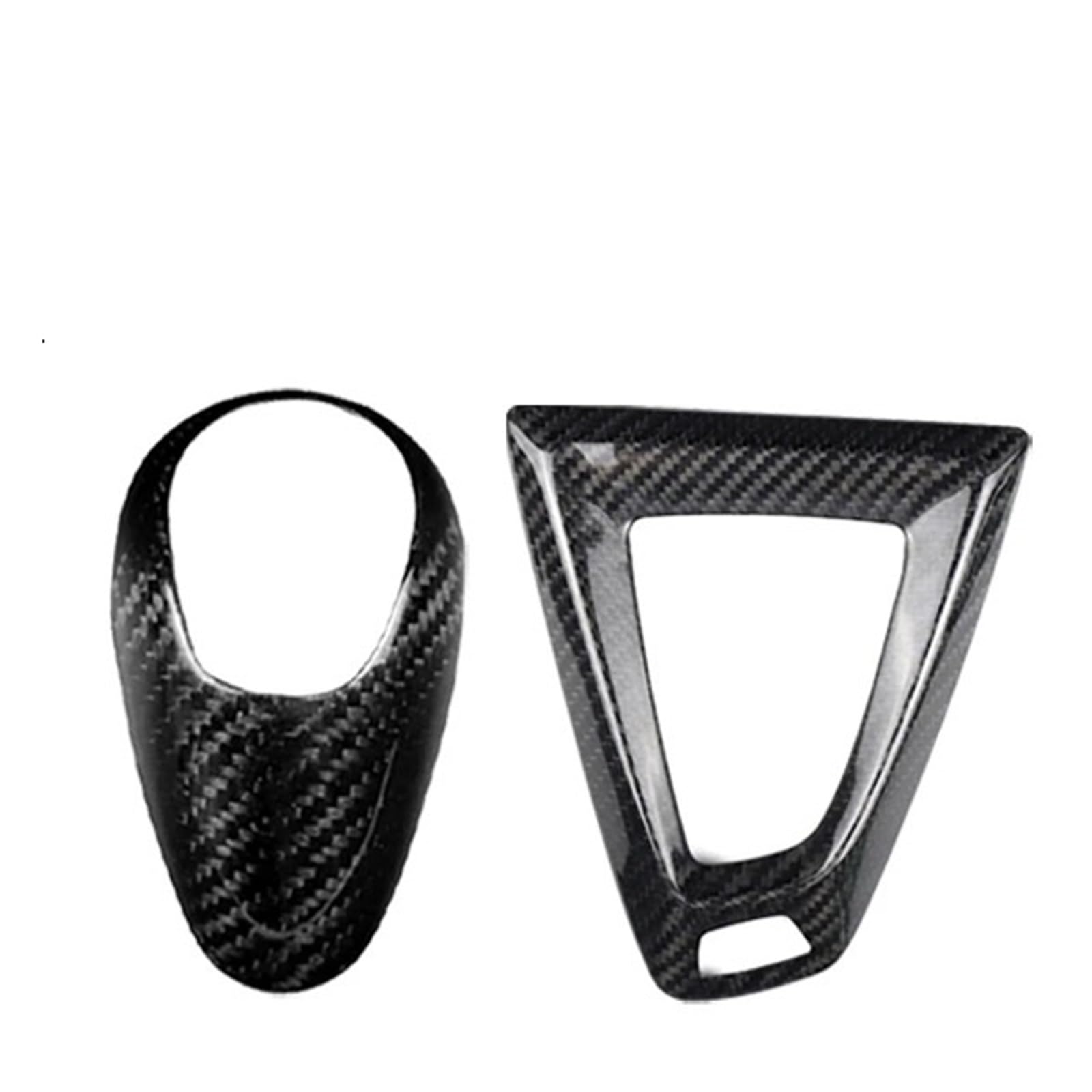 Mittelkonsolen-Abdeckung Für M2 F87 Für M3 F80 Für M4 F82 Für M5 F83 F10 F85 X5M F86 X6M F12 Carbonfaser Schwarz Mittelkonsole Schaltknauf Verkleidung 1St Armaturenbrett-Abdeckung(F) von BHGMGEBLV