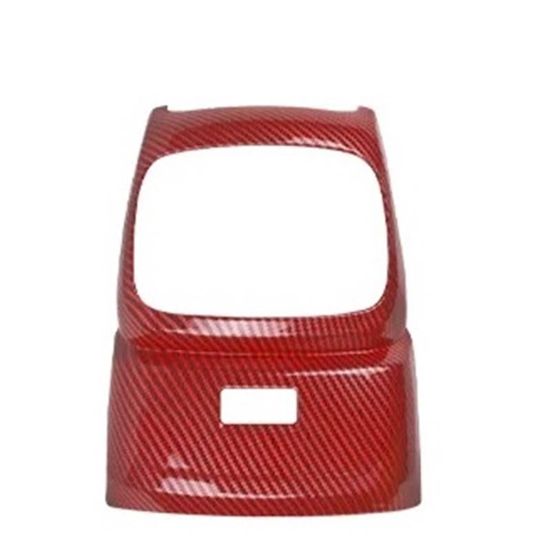 Mittelkonsolen-Abdeckung Für Mini Für Countryman F60 Autoinnenausstattung Dekoratives Zubehör Klimaanlage Entlüftungspanel Aufkleber Dekorative Schale Armaturenbrett-Abdeckung(A-Carbon Fiber red) von BHGMGEBLV