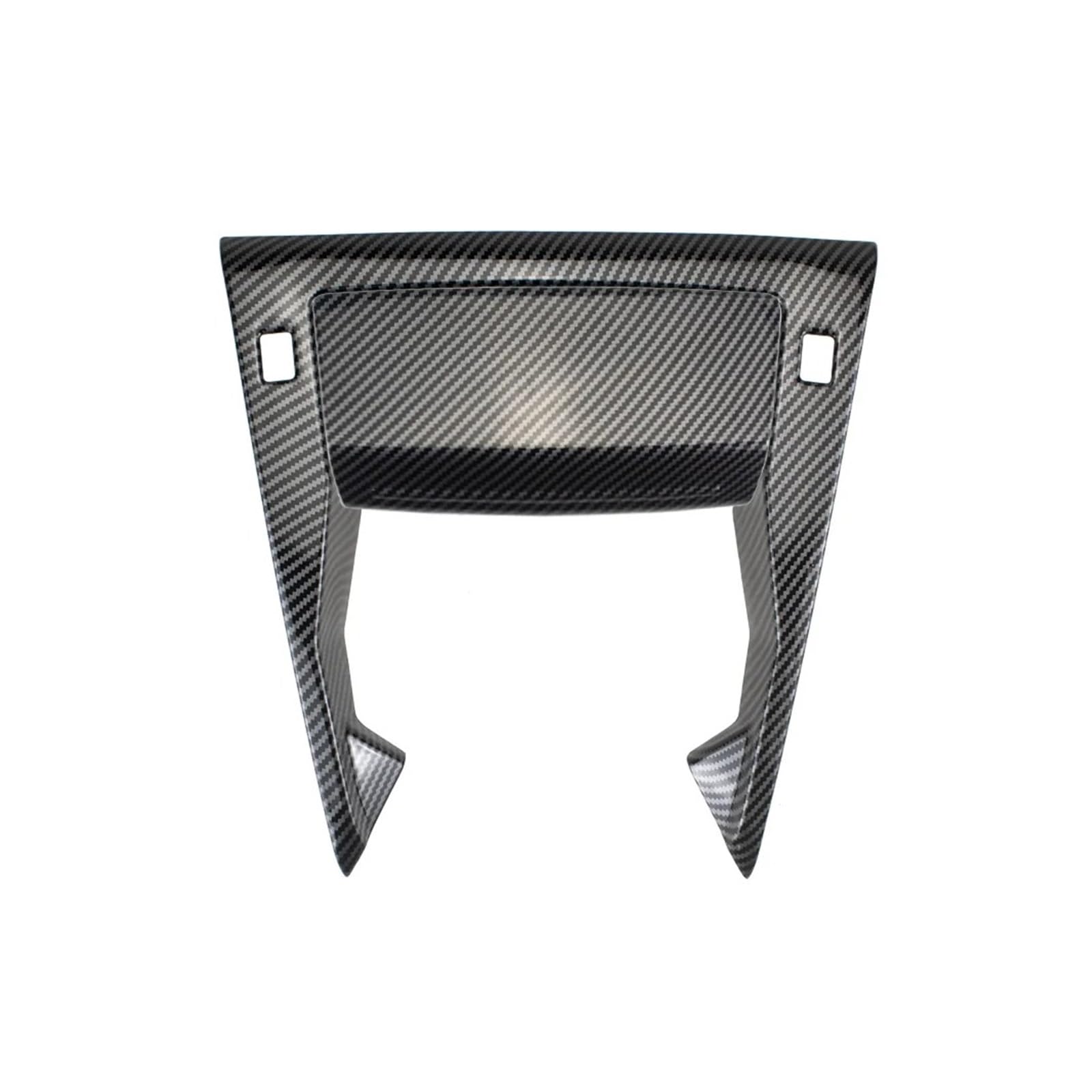 Mittelkonsolen-Abdeckung Für Peugeot 208 2020-2025 ABS Carbon Fiber Farbe Center Console USB U-förmige Schutzverkleidung Aufbewahrungsbox Abdeckung Armaturenbrett-Abdeckung(2 Pieces) von BHGMGEBLV