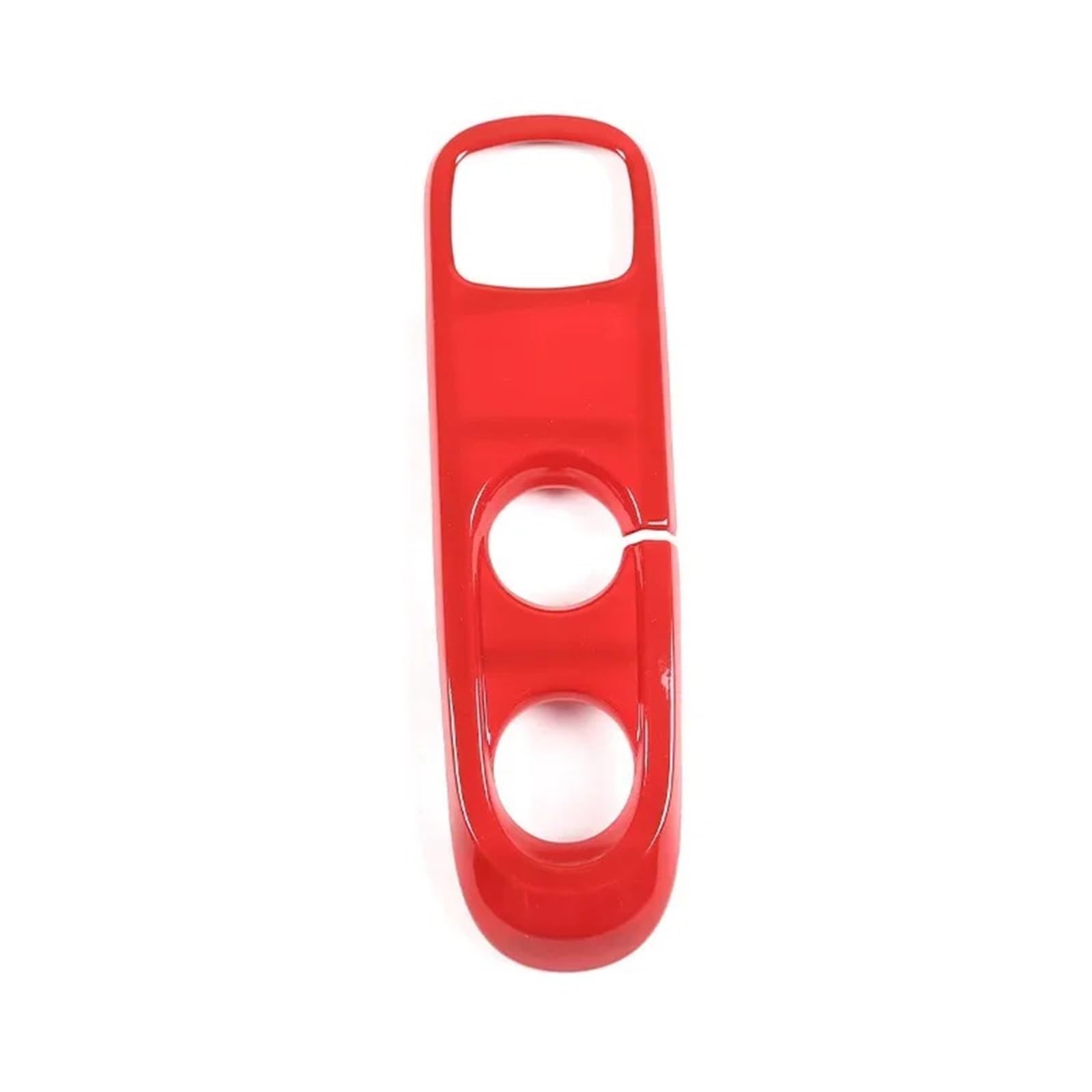 Mittelkonsolen-Abdeckung Für Smart Für Fortwo 451 2009 2010 2011 2012 2013 2014 2015 Carbon Fiber Texture Auto Center Console Gear Panel Cover Trim Decor Armaturenbrett-Abdeckung(Red) von BHGMGEBLV
