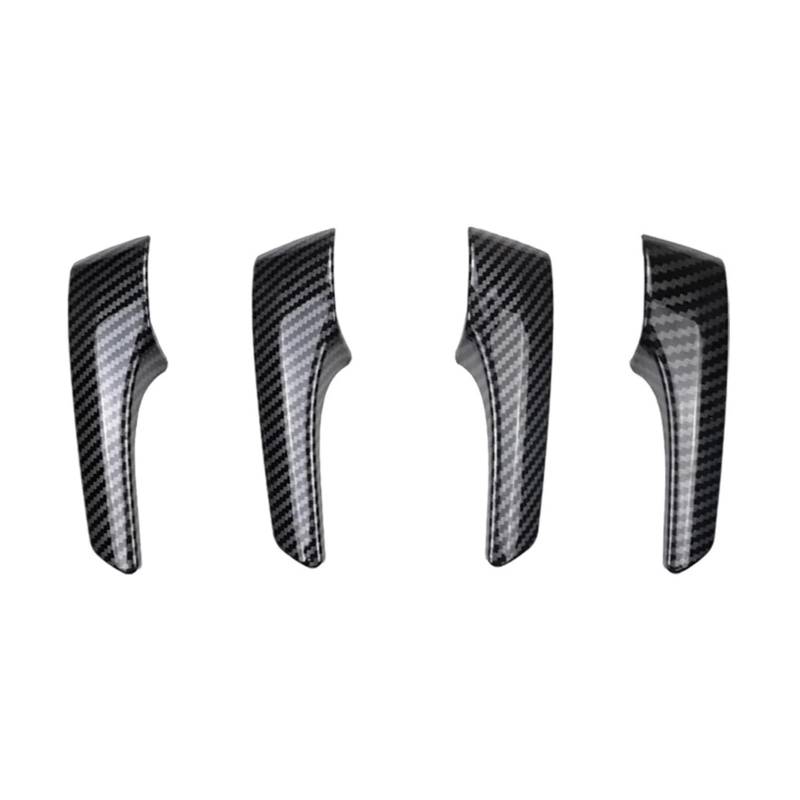 Mittelkonsolen-Abdeckung Für Toyota Für Hilux Für Revo Für Rocco Für Conquest 20152020 4 Stücke Carbon Faser Farbe Innere Tür Öffnen Griff Abdeckung Armaturenbrett-Abdeckung von BHGMGEBLV