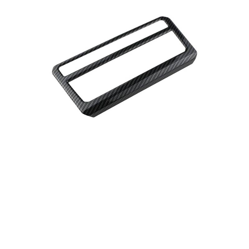 Mittelkonsolen-Abdeckung Für VW T-Cross Tcross 2018-2023 ABS Carbon Fiber Car Center Console AC Knob Panel Cover Aufkleber Trim Zubehör Armaturenbrett-Abdeckung von BHGMGEBLV