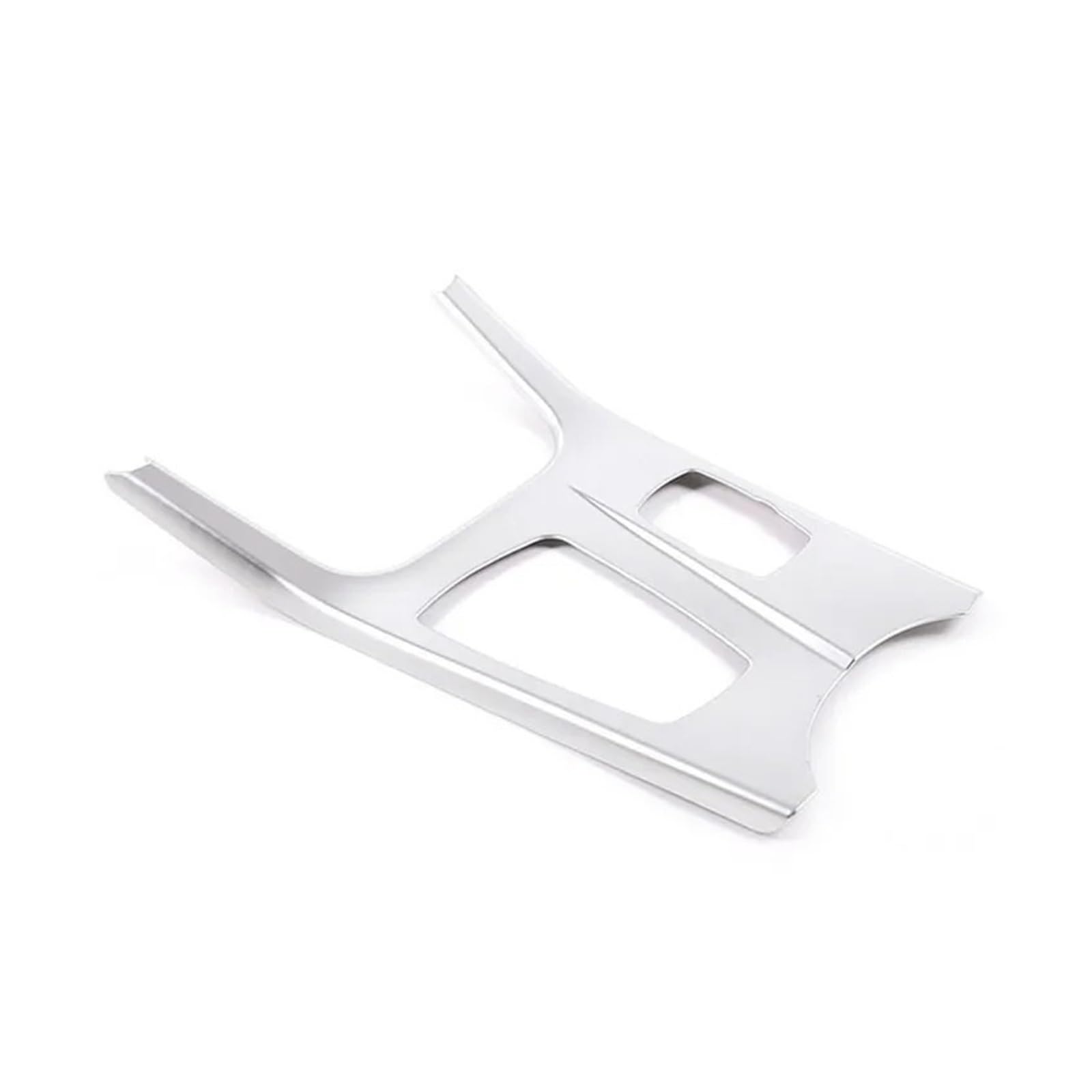 Mittelkonsolen-Abdeckung Für X3 F25 Für X4 F26 2011 2012 2013 2014-2017 Carbon Textur Chrom Auto Center Console Control Gear Shift Panel Cover Trim Armaturenbrett-Abdeckung(LHD Silver) von BHGMGEBLV