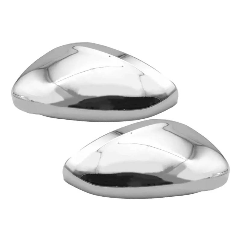 SeitenspiegelAbdeckungen Für Citroen Für C3 2016 2017 2018 Silber ABS 1 Paar Clip-On Rückspiegel Abdeckung Kappe Trim Auto Spiegelkappen von BHGMGEBLV