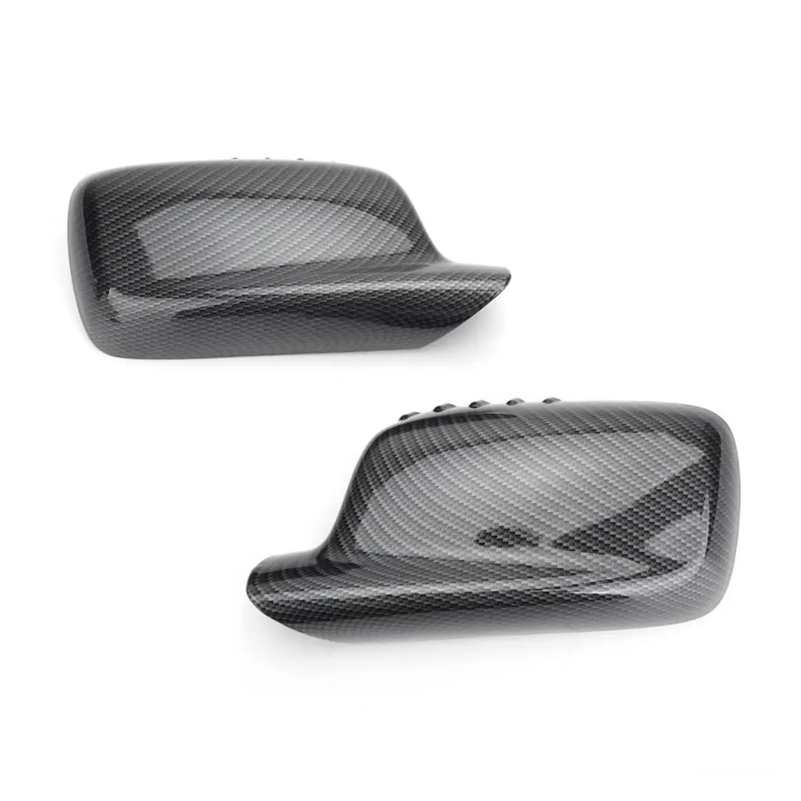 SeitenspiegelAbdeckungen Für E 46 Für E46 Für E 65 Für E65 Für E 66 Für E66 Für E66 745i 750i Schwarz Carbon Seitenspiegel Abdeckkappe Auto Spiegelkappen(Carbon) von BHGMGEBLV