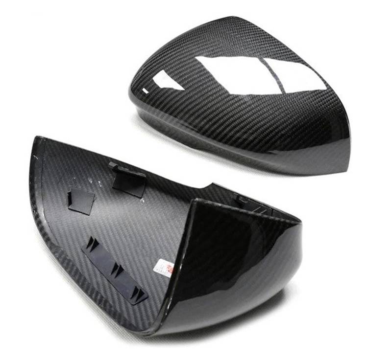 SeitenspiegelAbdeckungen Für Jaguar Für XE Für XEL Für XF Für XFL Für XK Für XJL Für I-PACE Carbon Faser Seite Spiegel Schalen Rahmen Ersatz Fall Rückspiegel Abdeckung Auto Spiegelkappen(Replacement T von BHGMGEBLV