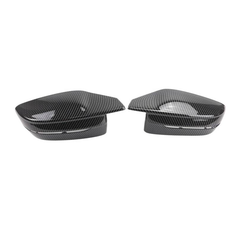 SeitenspiegelAbdeckungen Für M50 Für M2 Für G87 Für M3 Für G80 Für M4 Für G82 Für G83 Ersatz Glänzend Schwarz Carbon Muster Rückspiegel Außenspiegel Kappen Auto Spiegelkappen(Carbon Fiber Look) von BHGMGEBLV