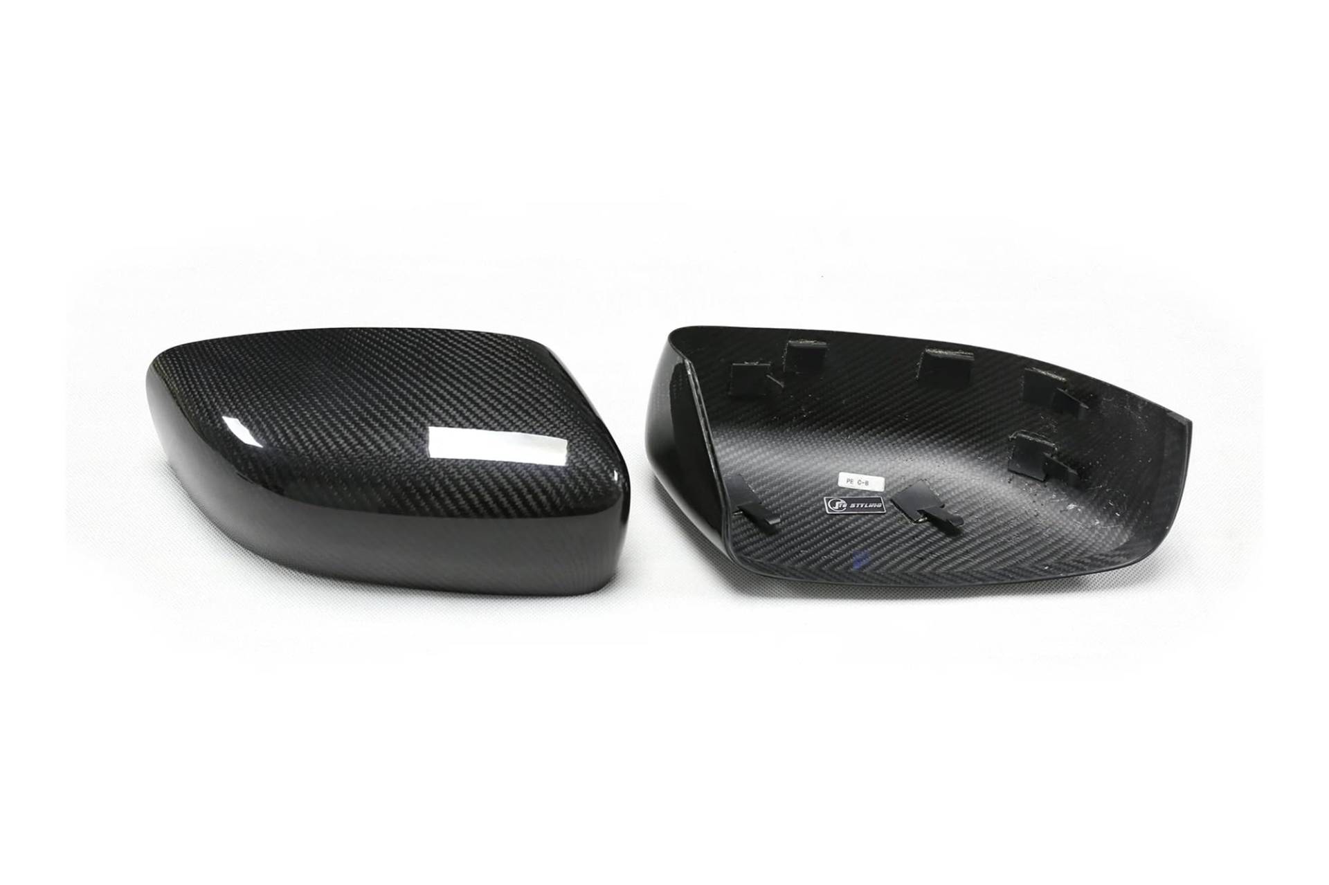 SeitenspiegelAbdeckungen Für Maserati Für Ghibli Für Quattroporte 2017 2018 2019 Seite Rückspiegel Kappen Ersatz Dry Carbon Fiber Spiegel Abdeckung Auto Spiegelkappen(2013-2015 Replace) von BHGMGEBLV