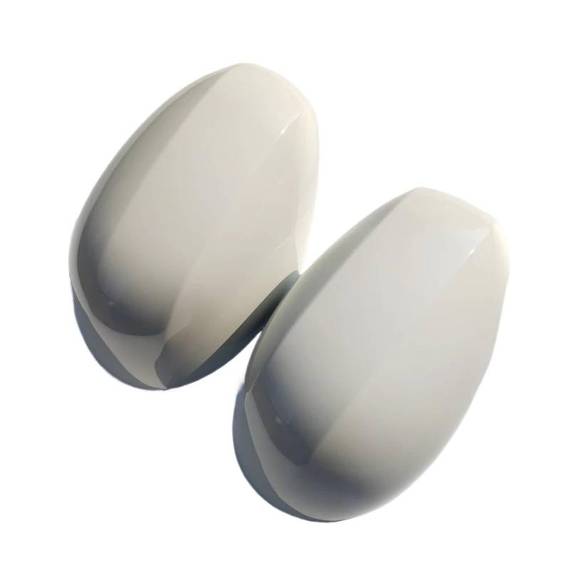 SeitenspiegelAbdeckungen Für Mini Für Cooper Für F54 Für F55 Für F56 Für F57 Für F60 2020-2022 2023 2024 Schwarz Auto Rückspiegel Abdeckung Shell Cap Gehäuse Links Rechts Auto Spiegelkappen(White) von BHGMGEBLV