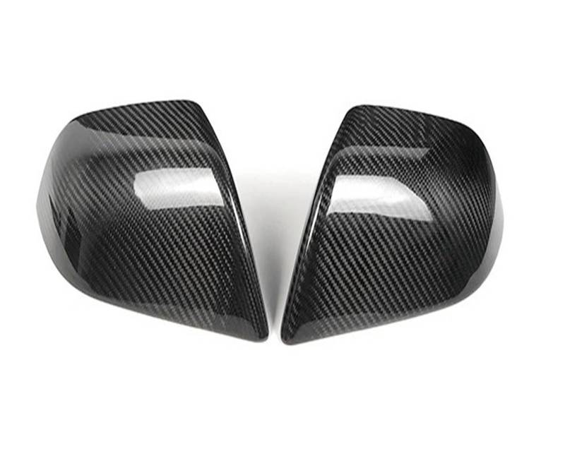 SeitenspiegelAbdeckungen Für Tesla Für Modell 3 Für Highland 2024 Seite Spiegel Abdeckungen Rückspiegel Kappen Decor 2PCS Carbon Faser Auto Spiegelkappen von BHGMGEBLV