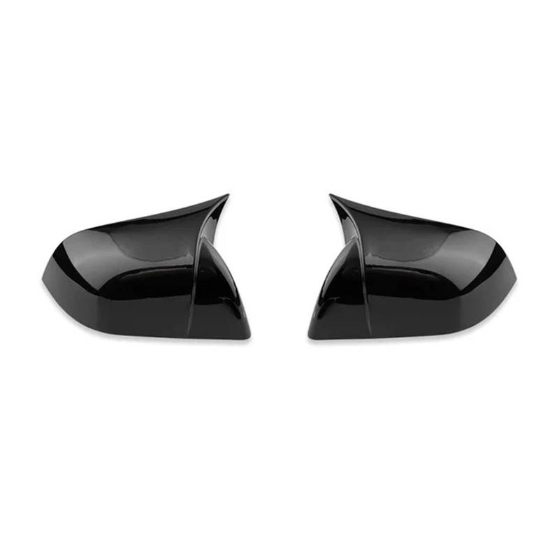 SeitenspiegelAbdeckungen Für Tesla Für Modell 3 Y 2023 Helle Matte Dekorative Shell Außen Zubehör Auto Rück Abdeckung Carbon Faser Rückspiegel Auto Auto Spiegelkappen(3BrightFHorn) von BHGMGEBLV
