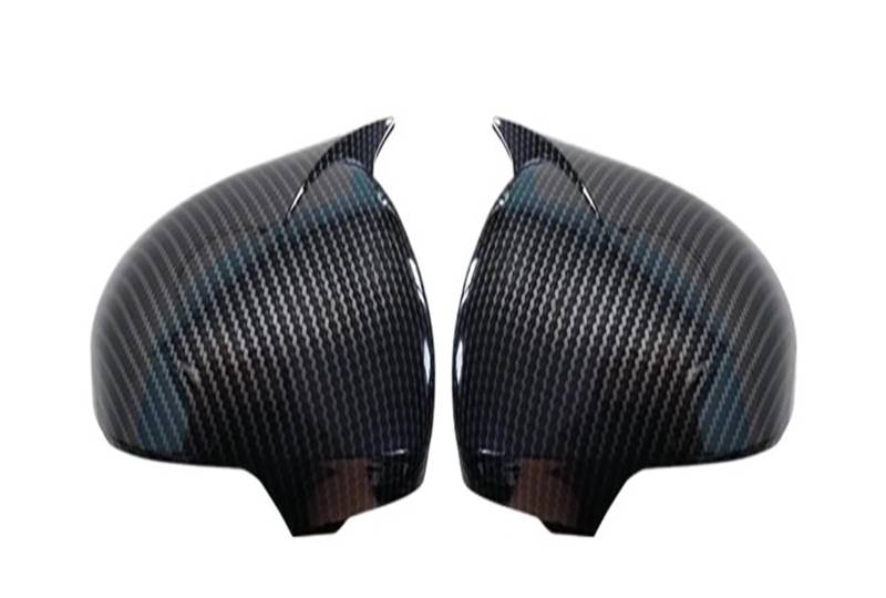 SeitenspiegelAbdeckungen Für Toyota Für Mark X Für Reiz 2010-2016 2017 Flügel Kappe Außentür Rückansicht Fall Trim Carbon Faser Look Schwarz Rückspiegel Abdeckung Auto Spiegelkappen(Carbon Fiber Patte von BHGMGEBLV