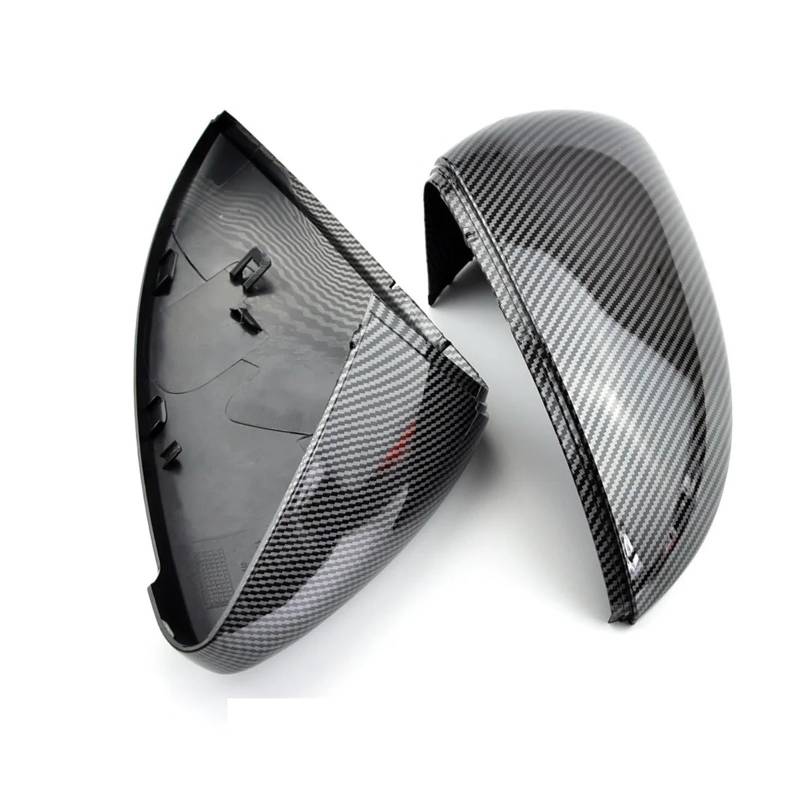SeitenspiegelAbdeckungen Für VW Für GOLF 7 Für MK7 Für MK7.5 Für GTI R Für GTD 2013-2018 Rückspiegel Abdeckung Seitenflügel Rückspiegel Fall Abdeckungen Glänzend Schwarz Auto Spiegelkappen(Carbon Look von BHGMGEBLV