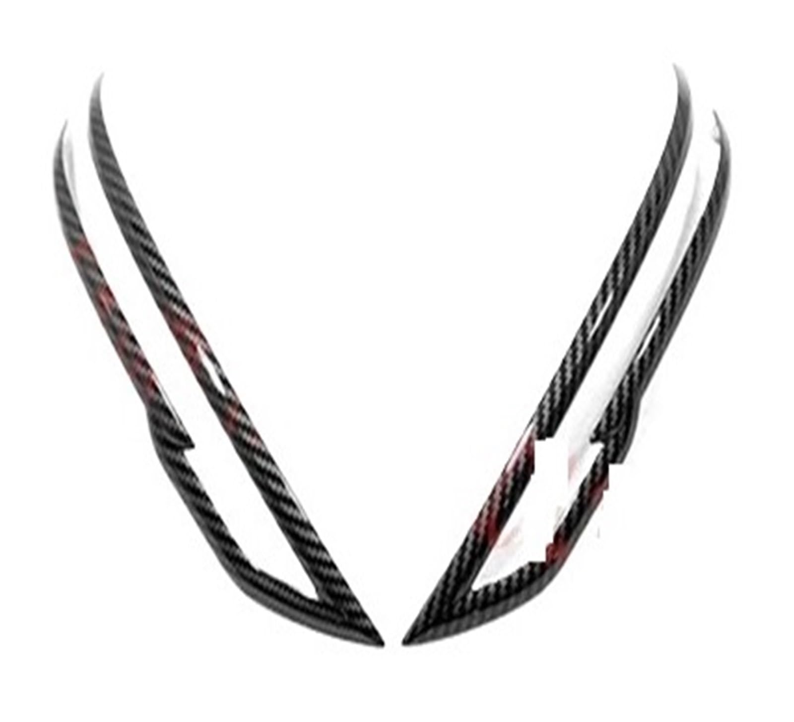 SeitenspiegelAbdeckungen Für X-Trail Für T32 Für Rogue Für Rogue-Serena Für C27 Für Qashqai Für J11 Für Juke ABS Auto Seite Tür Rückspiegel Drehen Trim Auto Spiegelkappen(Carbon Fiber 2) von BHGMGEBLV