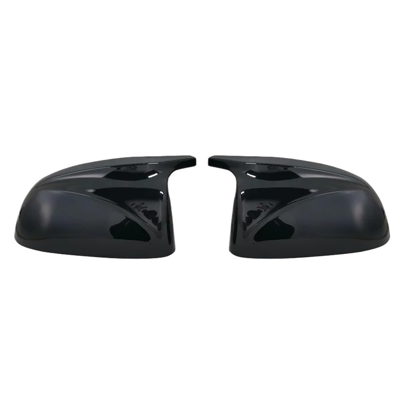 SeitenspiegelAbdeckungen Für X3 Für X4 Für G02 Für X5 Für G05 Für X6 Ersatz Der Rückspiegelabdeckungen Mit Schwarzem Carbon-Muster Auto Spiegelkappen(Bright Black) von BHGMGEBLV