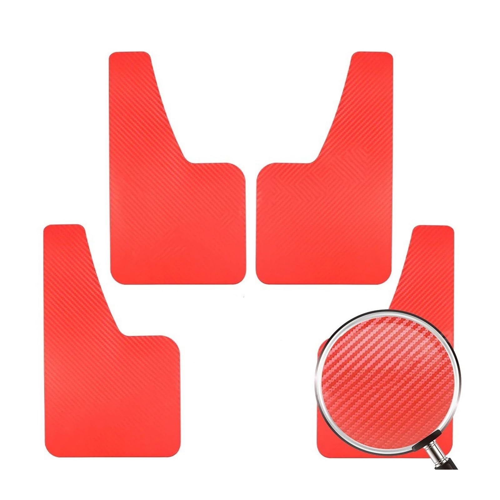 Stück Schmutzfänger Mud Flaps Für Clio IV Für Megane III Für Captur Für Zoe Für Megane IV Für Megane II Kotflügel Schmutzfänger Spritzschutz Kotflügel Schlammklappe Spritzschutz(4Red) von BHGMGEBLV