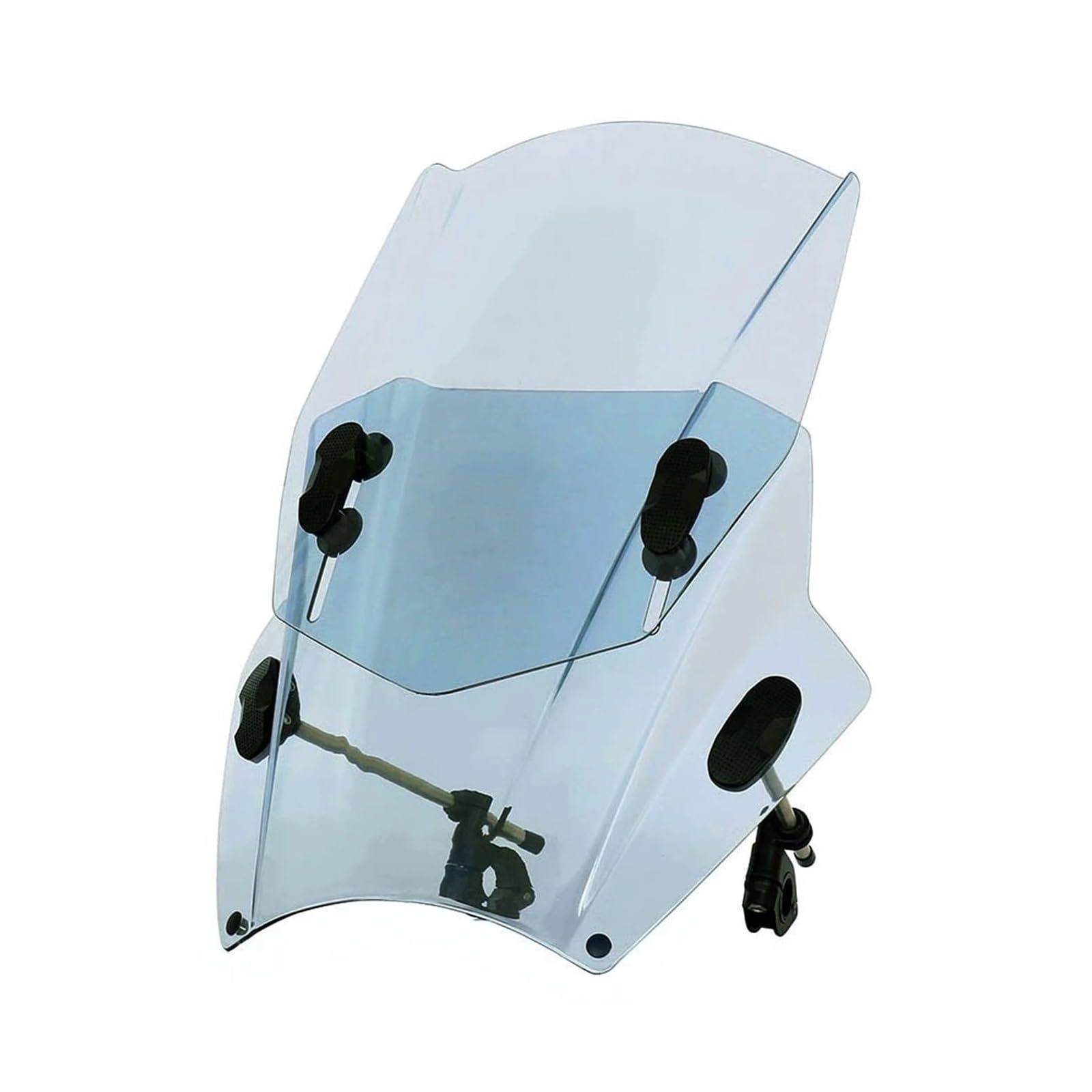 Tourenscheibe Getönt Für 700CL-X CLX700 CLX 700 700CLX Einstellbare Motorrad Windschutzscheibe Deckt Bildschirm Motorräder Deflektor Bildschirm Motorräder Deflektor(Transparent Gray) von BHGMGEBLV