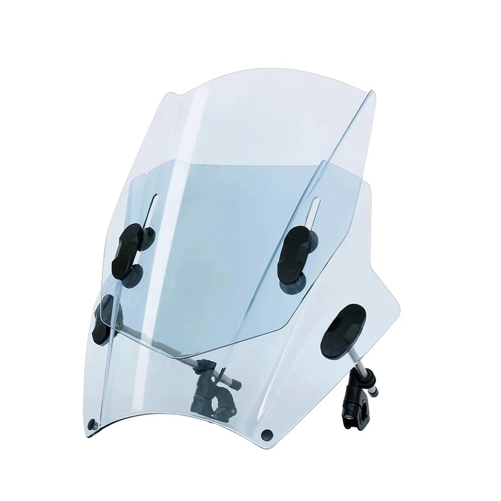 Tourenscheibe Getönt Für MT09 Für MT07 MT125 FZ1 FZ6 FZ8 FZ8N XJ6 MT-01 MT03 Motorrad Windschutzscheibe Windschutzscheibe Universal Bildschirm Motorräder Deflektor(Adjust Light Grey) von BHGMGEBLV