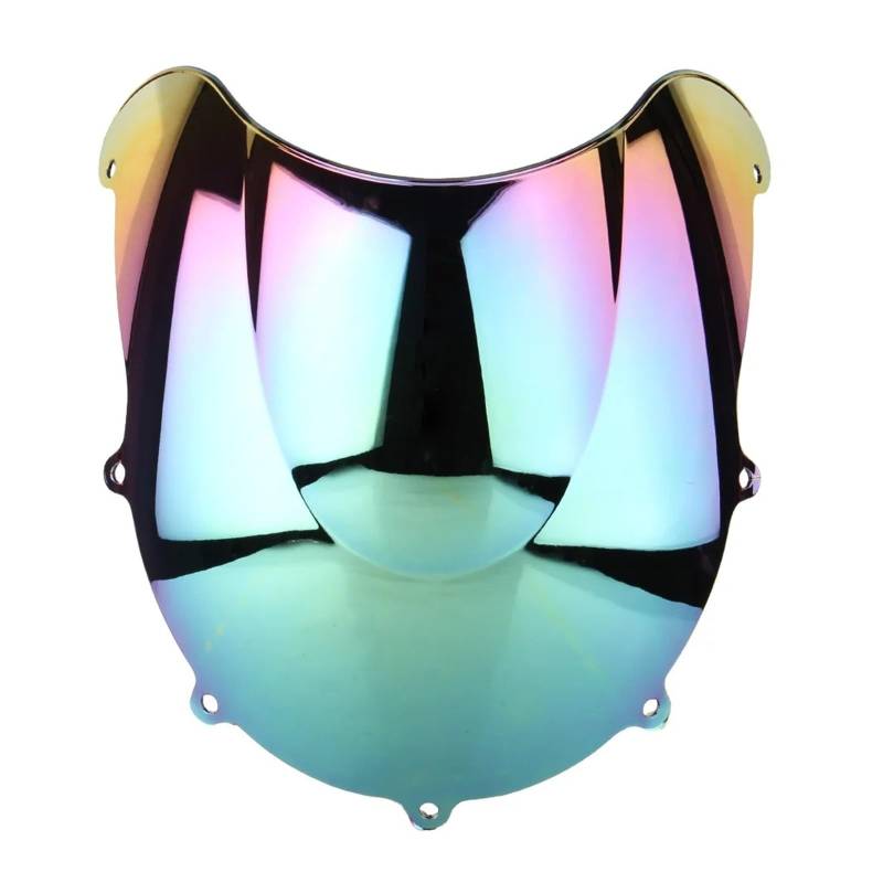 Tourenscheibe Getönt Für Suzuki Katana GSXR 750 GSX-R750 GSX R750 GSXR750 1996 1997 1998 1999 Motorrad Windschutzscheibe Double Bubble Windschutz Bildschirm Motorräder Deflektor(Deep-Iridium) von BHGMGEBLV