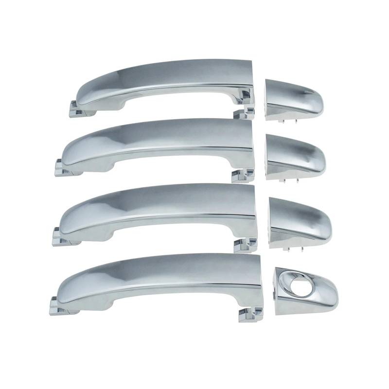 Türgriff Für Außen Fahrerseite Für Ford Für Ranger Für Everest T6 T7 2012 2013 2014 2015 2016 2017 2018 2019 2020 Außentürgriff Vorne Hinten Links Rechts 4 Stück Chrom Schwarz Türaußengriff Beifahrers von BHGMGEBLV
