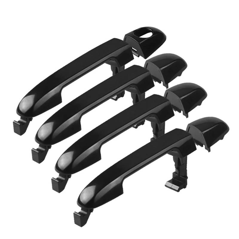 Türgriff Für Außen Fahrerseite Für Hyundai Für I30 FD Für Elantra 2007 2008 2009 2010 2011 Schwarzer Außentürgriff Autoersatzteile 82651-2H000 82661-2H000 Türaußengriff Beifahrerseite(4PCS) von BHGMGEBLV