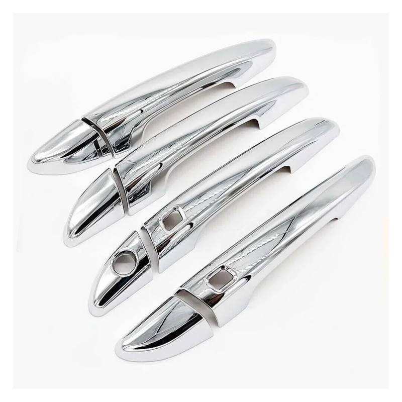 Türgriff Für Außen Fahrerseite Für Hyundai Für Sonata 2015 2016 2017 2018 2019 Autoaufkleber Chrom Silber Außentürgriff Formabdeckung Verkleidung Türaußengriff Beifahrerseite(with Smart Hole) von BHGMGEBLV