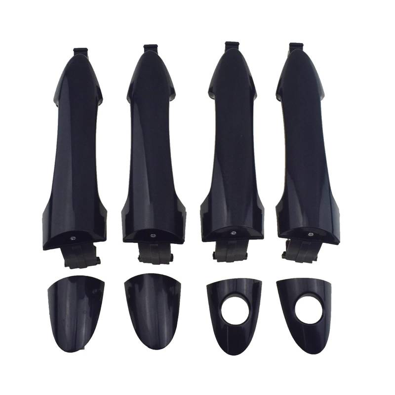 Türgriff Für Außen Fahrerseite Für Kia Für Picanto 2011 2012 2013 2014 2015 2016 Schwarz Vorne Hinten Links Rechts Außerhalb Äußere Außentürgriffe Türaußengriff Beifahrerseite(Front Rear 4PCS) von BHGMGEBLV